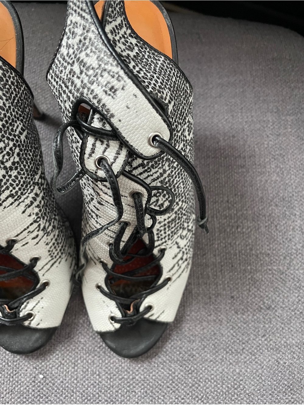 Rebecca Minkoff Lace Up Booties - Rio High-Heel - Picture 6 of 11